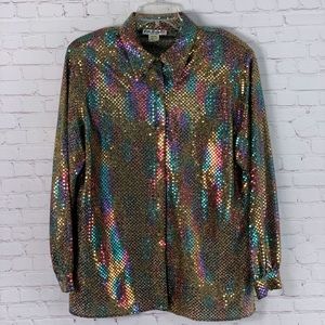 Vintage Eva Laurel New York Blouse Size 14